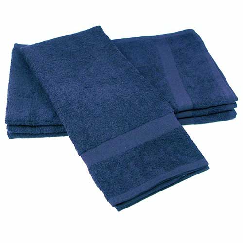 Blue Egyptian Cotton Bath Towel - waseeh.com