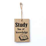 Wall "Study" Caption Decor - waseeh.com