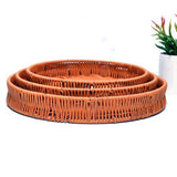 Nostalgic Braided Basket (Round) - waseeh.com