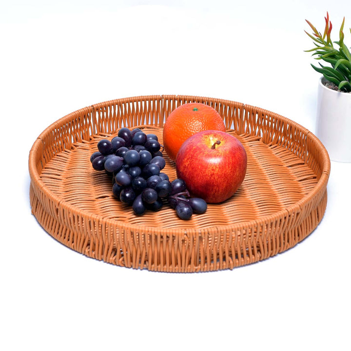 Nostalgic Braided Basket (Round) - waseeh.com