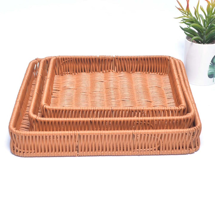 Nostalgic Braided Basket (Rectangle) - waseeh.com