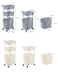 The Launder Kitchen Organizer Basket Trolley - waseeh.com