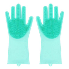 Silicone Scrub Gloves (1 Pair) - waseeh.com