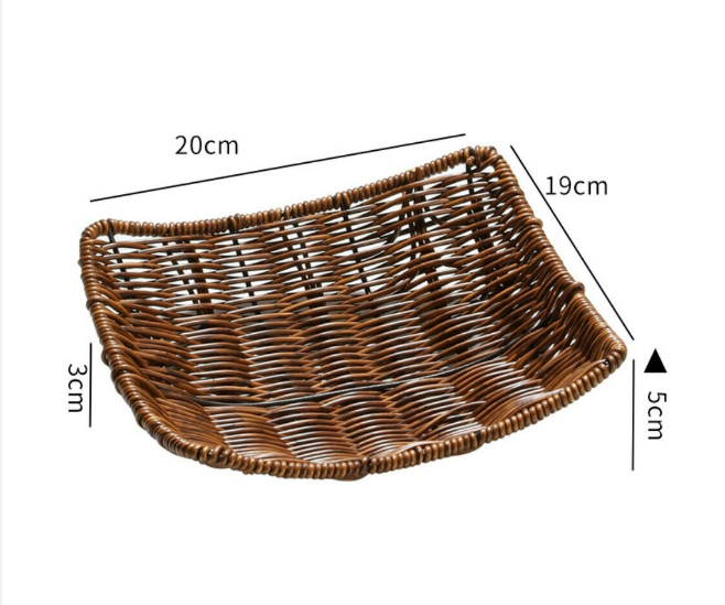 Braided Woven Kitchen Basket - waseeh.com