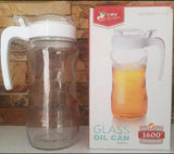 Sturdy Glass Oil Jug - 1000ml - waseeh.com