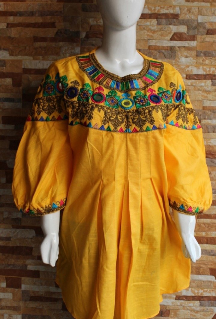 Brown Afghani - Cotton Fabric - Ladies - waseeh.com
