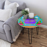 Welcome Land Living Lounge Center Side Hairpin Table - waseeh.com