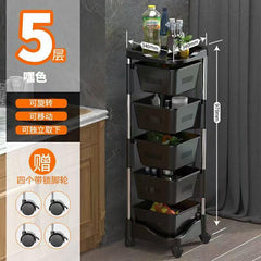 Vegie Rotator Kitchen Organizer Trolley - waseeh.com