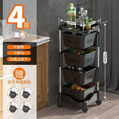 Vegie Rotator Kitchen Organizer Trolley - waseeh.com