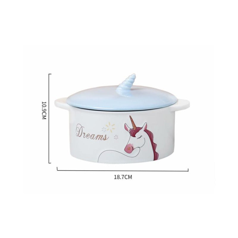 Unicorn Ceramic Bowl - waseeh.com