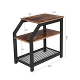 Industrial Table with Shelves (3-Tier) - waseeh.com
