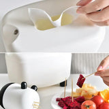 Telescopic tissue box with toothpick holder - waseeh.com
