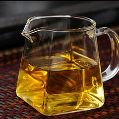 Heat Resistant Glass Teapot (Square Shaped) - waseeh.com