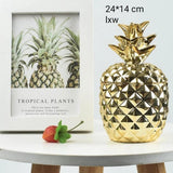 Pineapple Jar Decor (Silver-Golden)