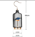 Golden Metal Birdcage Decor - waseeh.com
