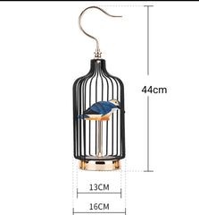 Golden Metal Birdcage Decor - waseeh.com