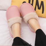 Winter Fur Waterproof Slippers (Pink) - waseeh.com