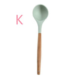 Skyish Silicone Kitchen Spoons - waseeh.com