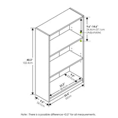 Lansing Standard Bookcase Storage Organizer Rack Decor - waseeh.com