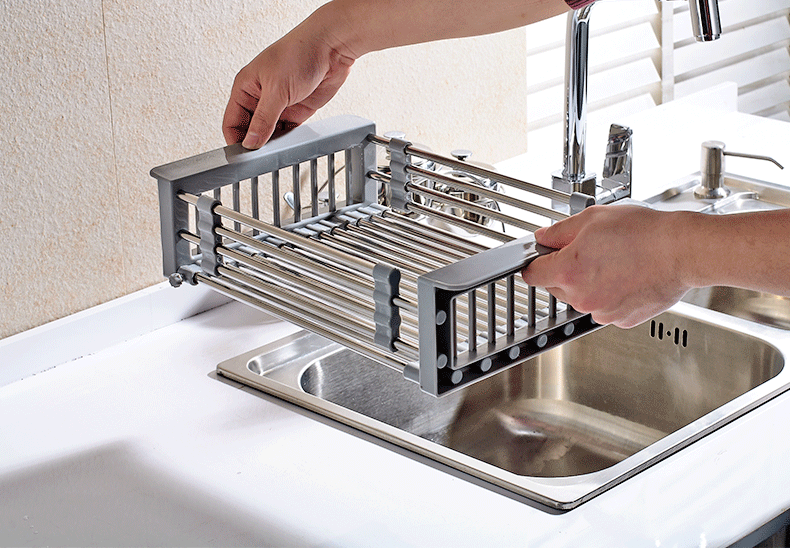 Stainless Steel Rack Drain Basket - waseeh.com