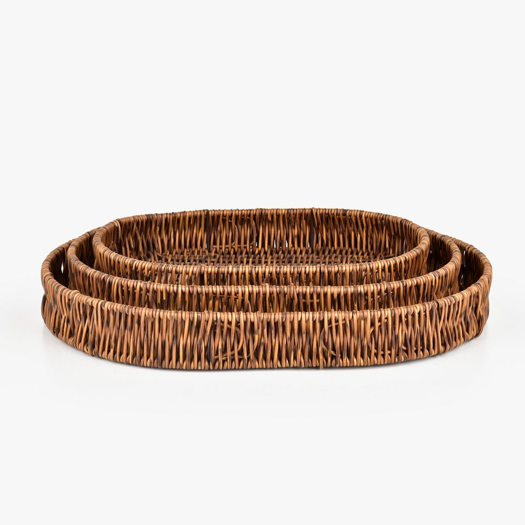Nostalgic Braided Basket (Oval) - waseeh.com