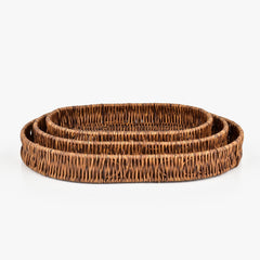 Nostalgic Braided Basket (Oval) - waseeh.com