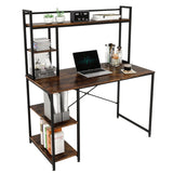 Reversible Home Office Workstation Writing Organizer Desk Table - waseeh.com