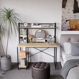 Reversible Home Office Workstation Writing Organizer Desk Table - waseeh.com