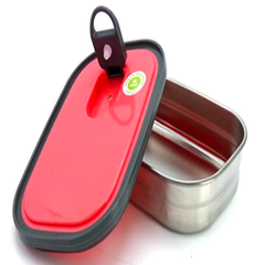 Insulated Stainless Steel Hardcore Plastic Lid Rectangle Food Box - waseeh.com