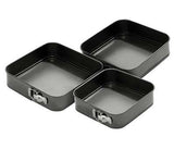 Square Cake Baking Mold (3pcs) - waseeh.com