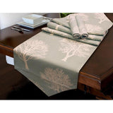 TABLE RUNNER with mat 7 PC Set - Tree Pattern - waseeh.com