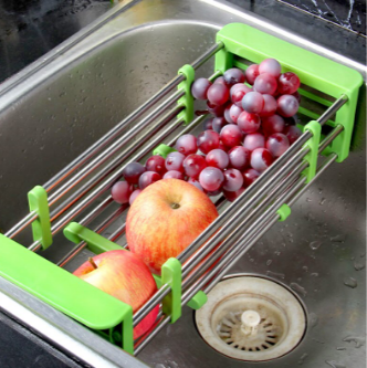 Stainless Steel Rack Drain Basket - waseeh.com