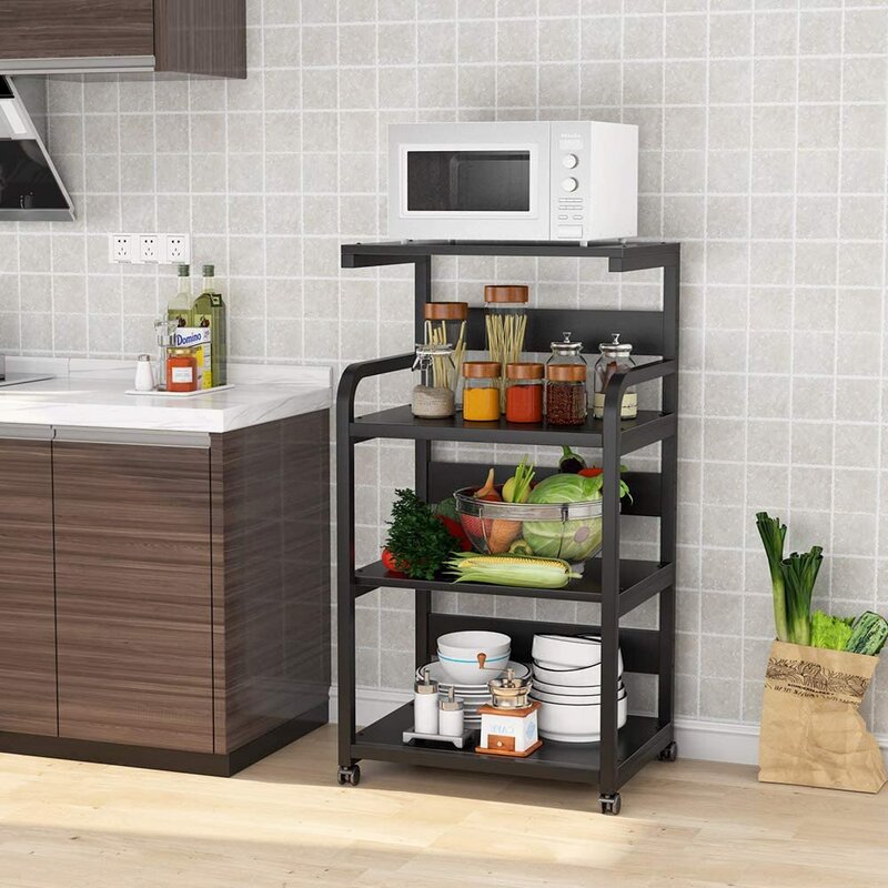 Alvaro Kitchen Moving Trolley Organizer Rack – waseeh.com