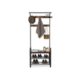 Vintage Cloth Coat Shoe Organizer Rack - waseeh.com
