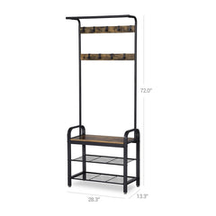 Vintage Cloth Coat Shoe Organizer Rack - waseeh.com