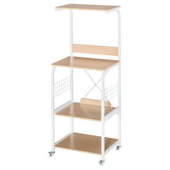 Wallen Baker's Kitchen Organizer Trolley Decor Rack - waseeh.com