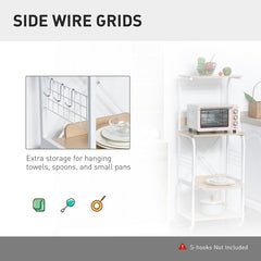 Wallen Baker's Kitchen Organizer Trolley Decor Rack - waseeh.com