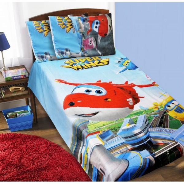 Single Kids Bed Sheet Set - Super Wing - waseeh.com