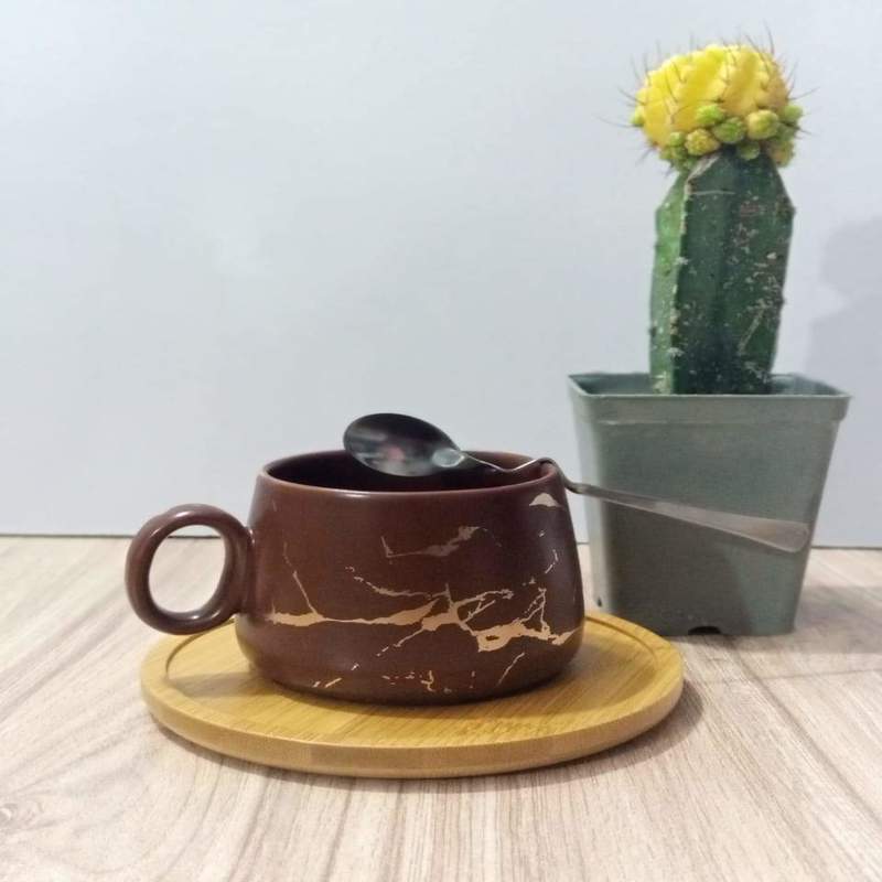 Swanky Ceramic Coffee Cup - waseeh.com