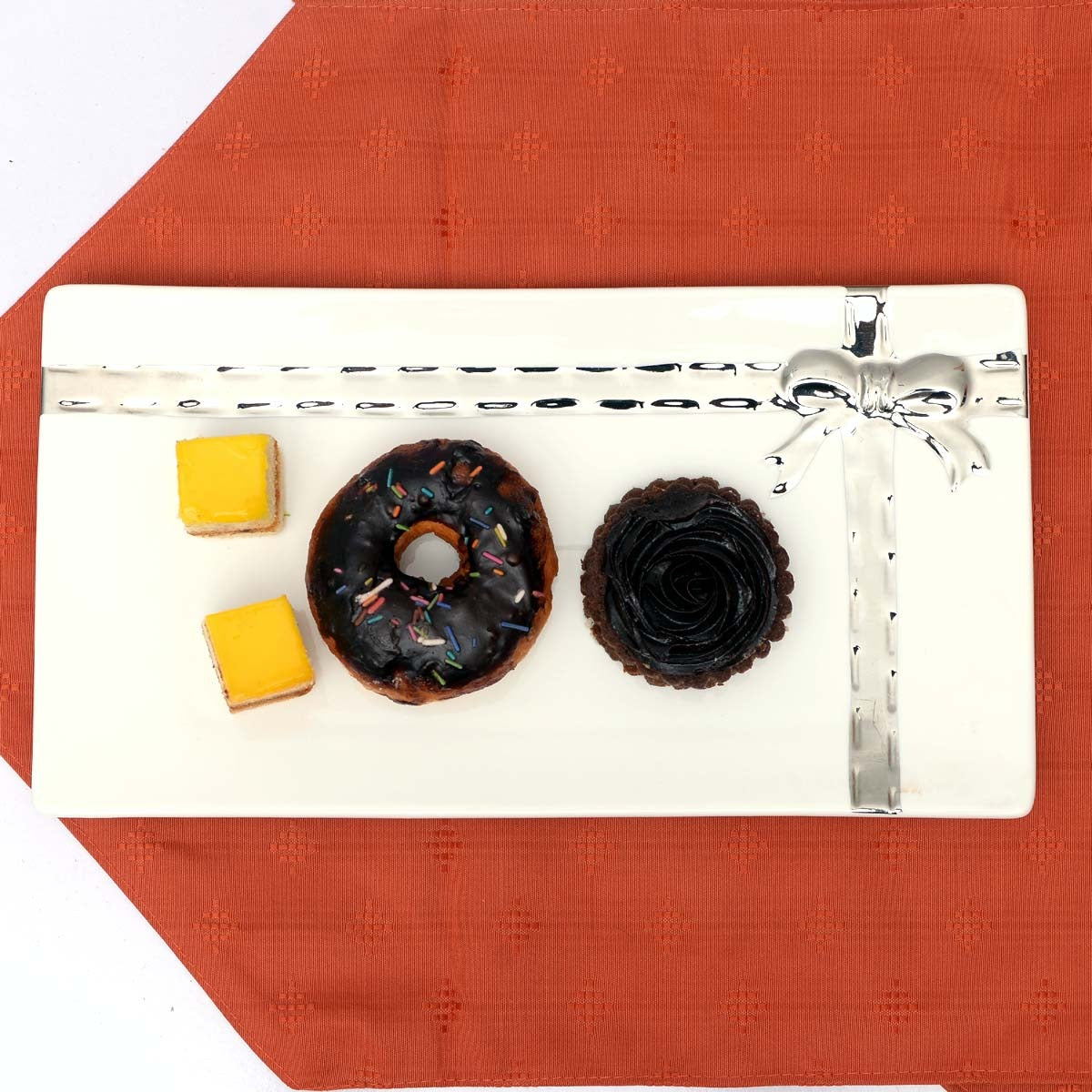 Cynthia Rowley Multipurpose Rectangular Ceramic Dish - waseeh.com