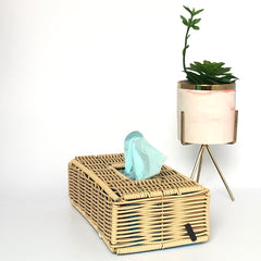 Vintage Braided Tissue Box - waseeh.com