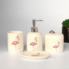 Voluptuous Ceramic Bathroom Set (4 pcs) - waseeh.com