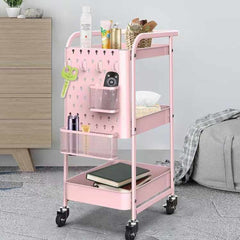 Rolling Utility Kitchen Cart Trolley (3-Tier) - waseeh.com
