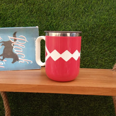 Nordic Diamond engraved Insulated Mugs - waseeh.com