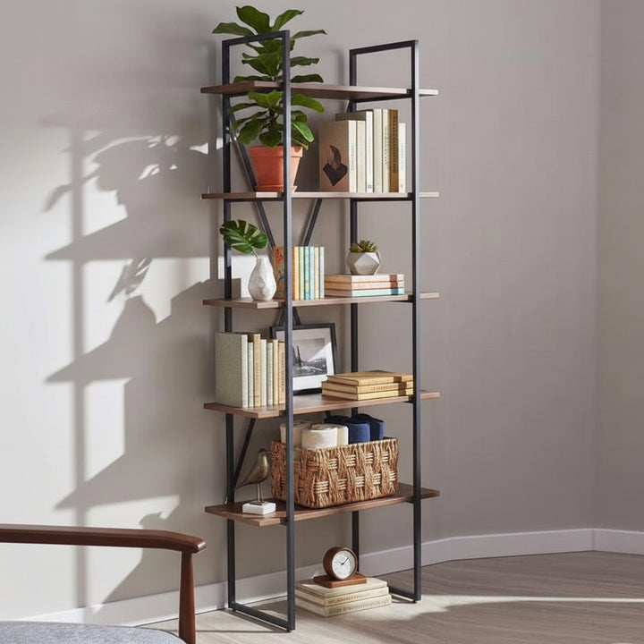 Lindos Living Drawing Room Bookcase Shelve Organizer Decor Rack - waseeh.com