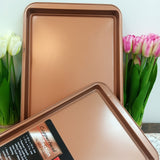Copper Cookie Tray (pack of 2) - waseeh.com