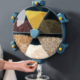 Wall-mounted Rotate Food Storage Jar - waseeh.com