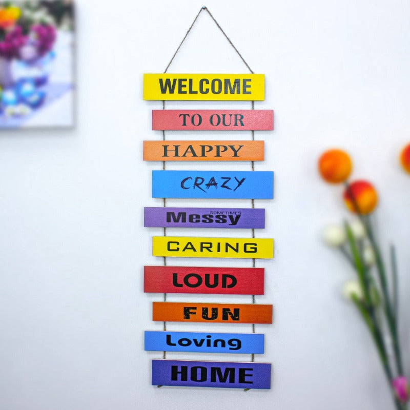 Wall "Define Home" Caption Decor