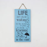 Wall "Life Lesson" Caption Decor - waseeh.com