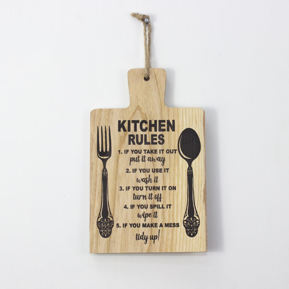 Wall "Strict Kitchen" Caption Decor - waseeh.com